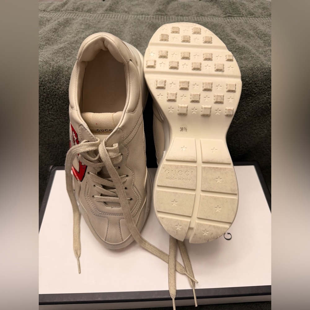 Gucci Women’s Rhyton Sneakers - Picture 3 of 13